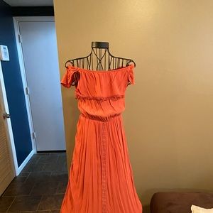 Orange Maxi Dress